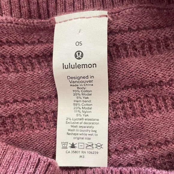 Lululemon Forward Flow Poncho in Heathered Plumful One Size - Picture 6 of 10